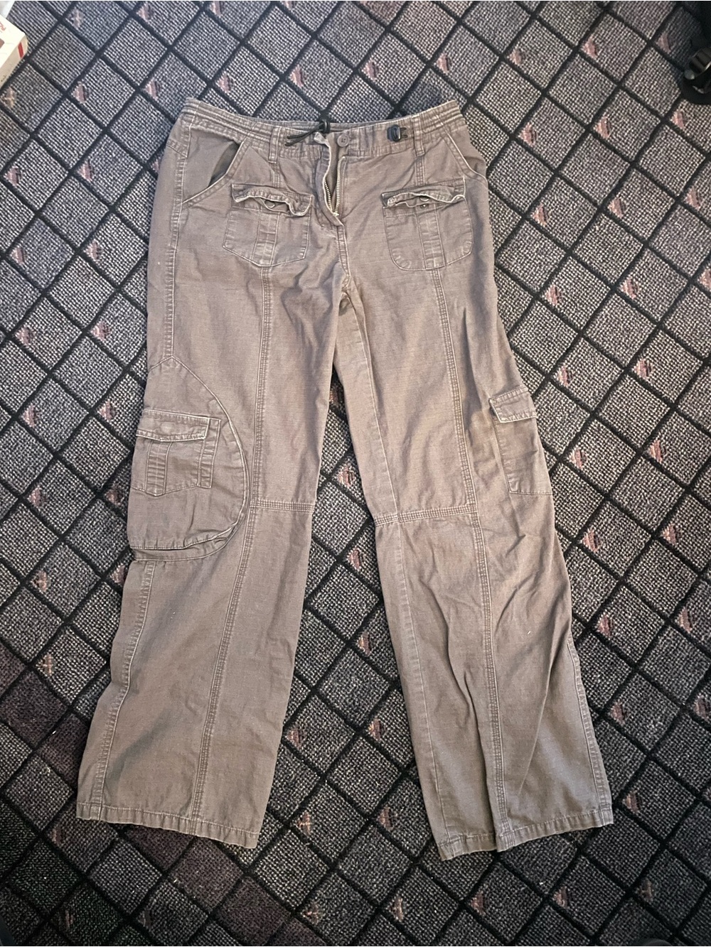 Brandy Melville Grey Cargo Pants